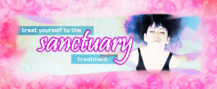 TextArt Plugin Showcase Image of Sanctuary Spa Treatment Promotion